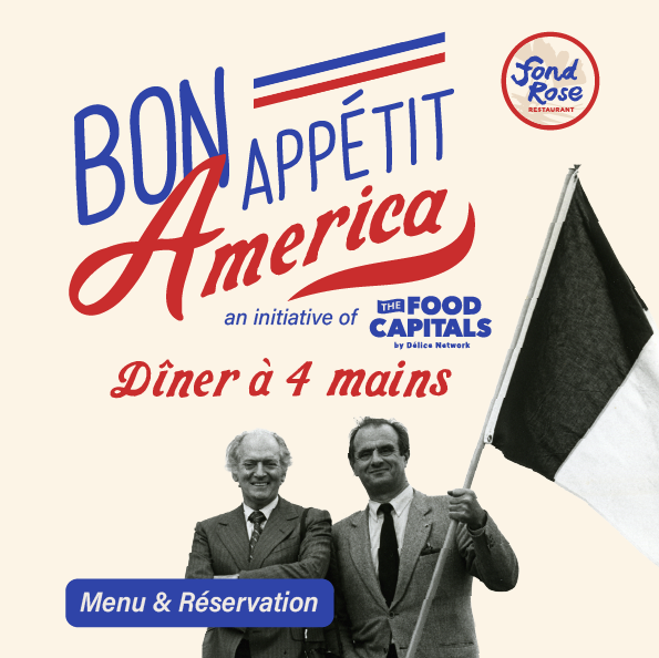 Dîner à 4 Mains FOND ROSE Bon Appétit America